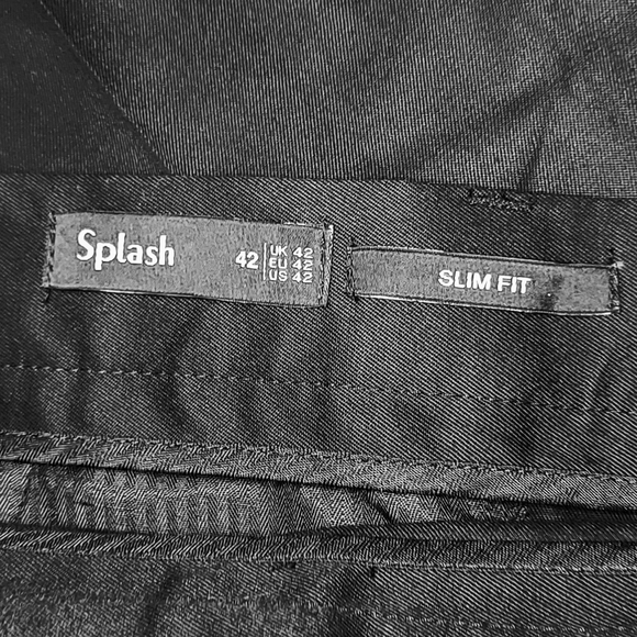 NWT Splash Black Formals Pants W42 - Picture 4 of 8